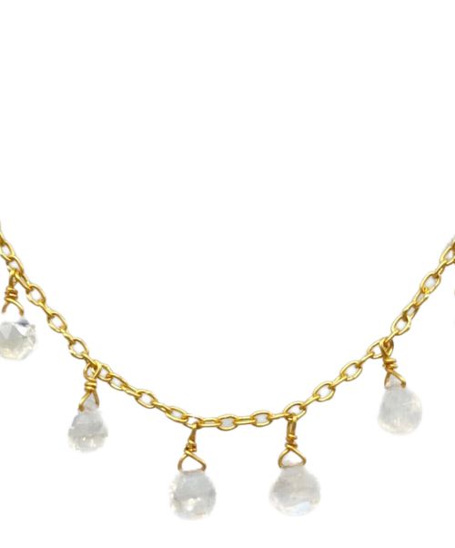 Marie-Helene de Taillac（マリーエレーヌドゥタイヤック）Marie-Helene de Taillac (マリーエレーヌドゥタイヤック) K18 ドロップ ネックレスの古着・服飾アイテム