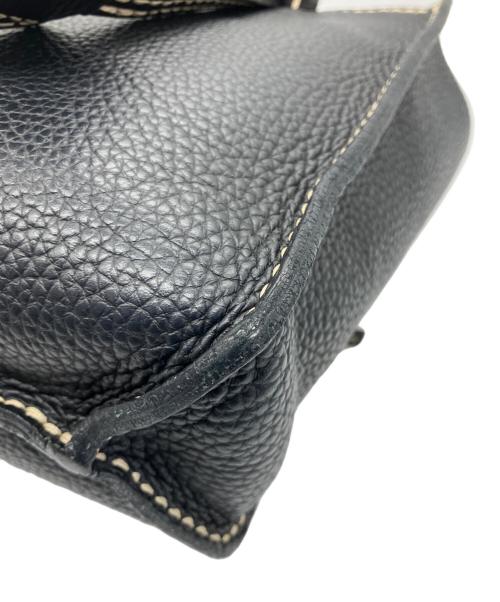 MOREAUPARIS（モロー・パリ）MOREAUPARIS (モロー・パリ) レザーバッグ ブラックの古着・服飾アイテム