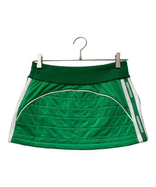 DSQUARED2（ディースクエアード）DSQUARED2 (ディースクエアード) ミニスカート グリーン サイズ:XSの古着・服飾アイテム