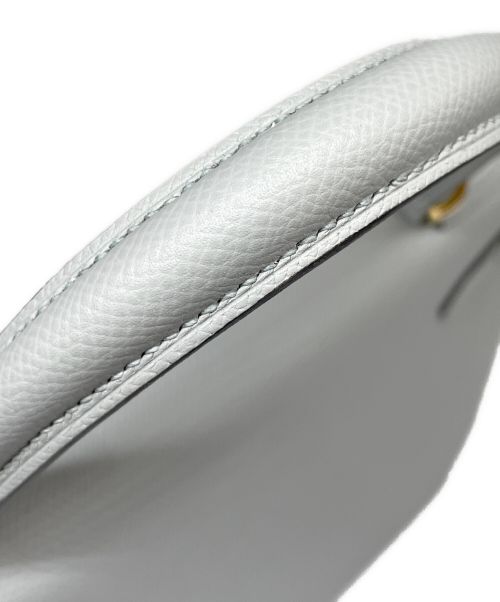 HERMES（エルメス）HERMES (エルメス) ケリー 28 外縫い/ゴールド金具/ヴォースイフト/ブルー系/C刻印 ブルー系 サイズ:28の古着・服飾アイテム