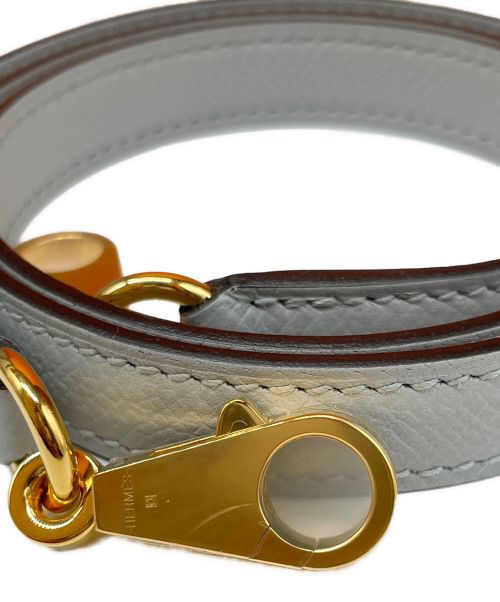 HERMES（エルメス）HERMES (エルメス) ケリー 28 外縫い/ゴールド金具/ヴォースイフト/ブルー系/C刻印 ブルー系 サイズ:28の古着・服飾アイテム
