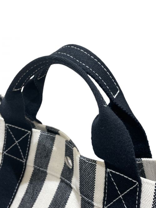 HERMES（エルメス）HERMES (エルメス) カンヌPM ブラック×ホワイト サイズ:PMの古着・服飾アイテム