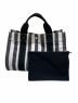 HERMES (エルメス) カンヌPM ブラック×ホワイト サイズ:PM：40000円