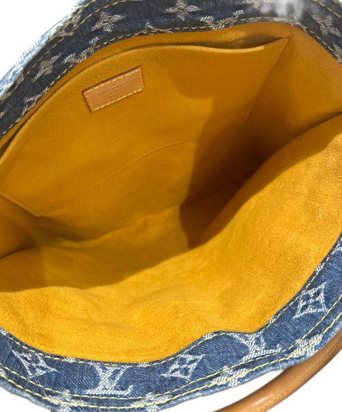 LOUIS VUITTON（ルイ ヴィトン）LOUIS VUITTON (ルイ ヴィトン) フラットショッパー ハンドバッグ ブルーの古着・服飾アイテム