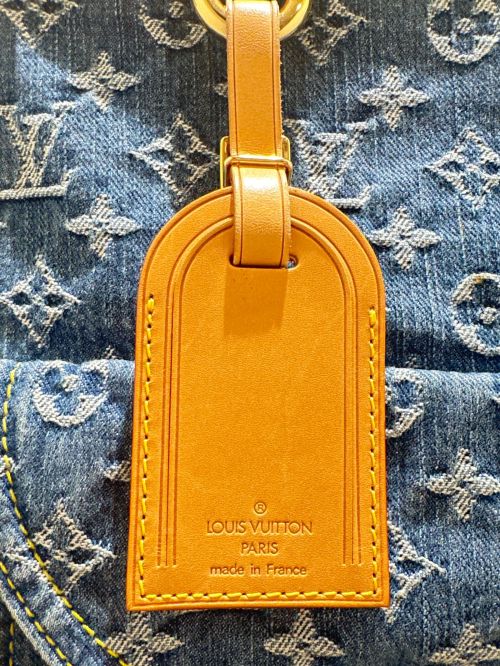 LOUIS VUITTON（ルイ ヴィトン）LOUIS VUITTON (ルイ ヴィトン) フラットショッパー ハンドバッグ ブルーの古着・服飾アイテム