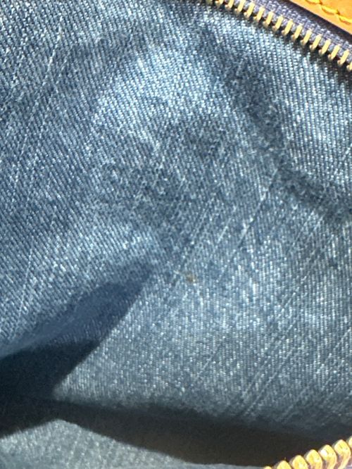 LOUIS VUITTON（ルイ ヴィトン）LOUIS VUITTON (ルイ ヴィトン) フラットショッパー ハンドバッグ ブルーの古着・服飾アイテム