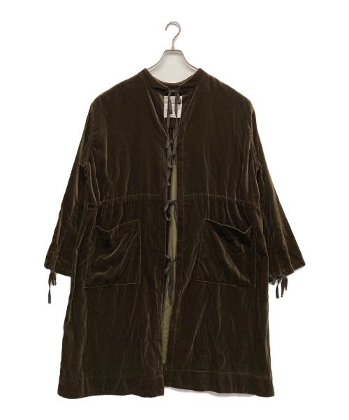 DAIRIKU（ダイリク）DAIRIKU (ダイリク) FRANK-N-FURTER DOCTOR COAT ブラウン サイズ:Mの古着・服飾アイテム