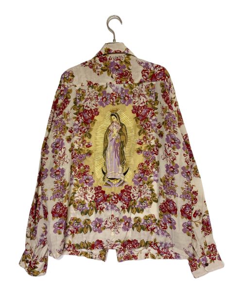 KAPITAL（キャピタル）KAPITAL (キャピタル) シャツ ベージュ×レッド サイズ:4の古着・服飾アイテム