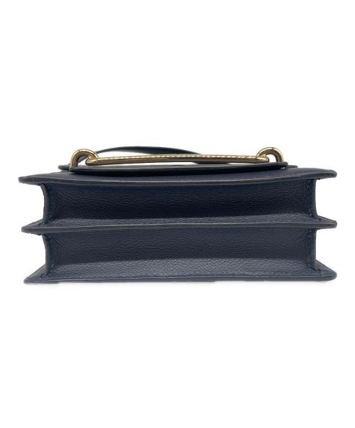 HERMES（エルメス）HERMES (エルメス) サックロウリス ミニ/エバーカラー/ゴールド金具/ネイビー/Y刻印 ネイビー サイズ:mini/ミニの古着・服飾アイテム