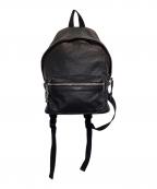 Saint Laurent Parisサンローランパリ）の古着「シティ バックパック」｜ブラック