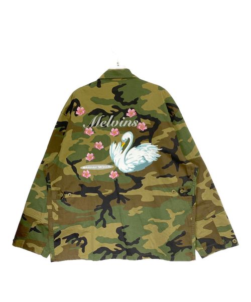 SUPREME（シュプリーム）SUPREME (シュプリーム) Melvins (メルヴィンズ) Melvins BDU Jacket カーキ サイズ:XLの古着・服飾アイテム