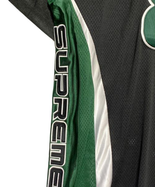 SUPREME（シュプリーム）SUPREME (シュプリーム) MARTINE ROSE (マーティン・ローズ) Football Jersey ブラック×グリーン サイズ:XLの古着・服飾アイテム