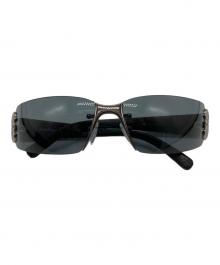 Salvatore Ferragamo（サルヴァトーレ フェラガモ）の古着「ガンチーニチャームサングラス」｜ブラック