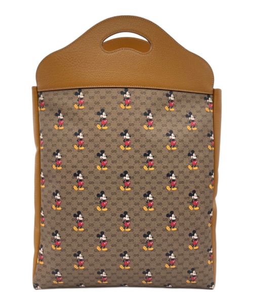 GUCCI（グッチ）GUCCI (グッチ) DISNEY (ディズニー) マイクロGG スプリーム ブラウンの古着・服飾アイテム