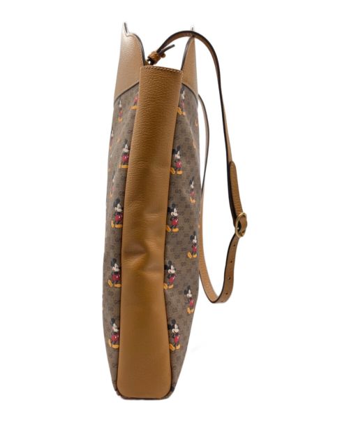 GUCCI（グッチ）GUCCI (グッチ) DISNEY (ディズニー) マイクロGG スプリーム ブラウンの古着・服飾アイテム