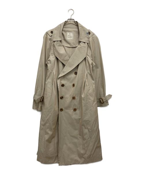 Maison MIHARA YASUHIRO（メゾン ミハラ ヤスヒロ）Maison MIHARA YASUHIRO (メゾン ミハラ ヤスヒロ) トレンチコート ベージュ サイズ:FREEの古着・服飾アイテム
