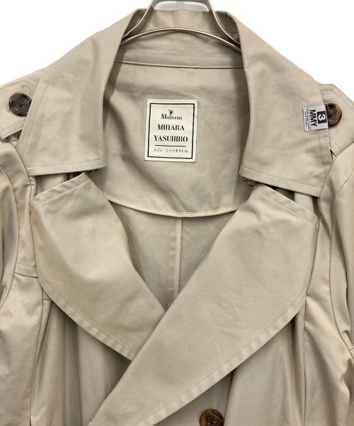 Maison MIHARA YASUHIRO（メゾン ミハラ ヤスヒロ）Maison MIHARA YASUHIRO (メゾン ミハラ ヤスヒロ) トレンチコート ベージュ サイズ:FREEの古着・服飾アイテム