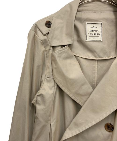 Maison MIHARA YASUHIRO（メゾン ミハラ ヤスヒロ）Maison MIHARA YASUHIRO (メゾン ミハラ ヤスヒロ) トレンチコート ベージュ サイズ:FREEの古着・服飾アイテム