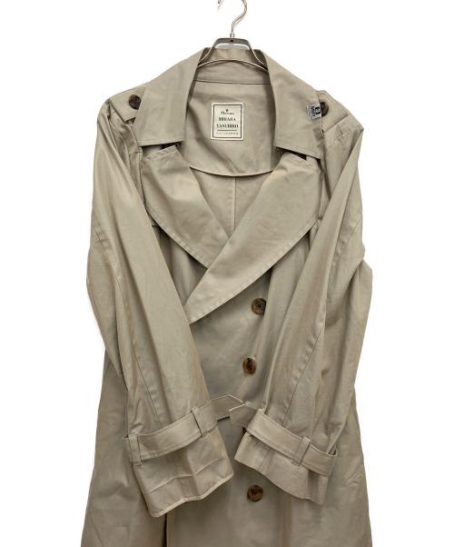 Maison MIHARA YASUHIRO（メゾン ミハラ ヤスヒロ）Maison MIHARA YASUHIRO (メゾン ミハラ ヤスヒロ) トレンチコート ベージュ サイズ:FREEの古着・服飾アイテム