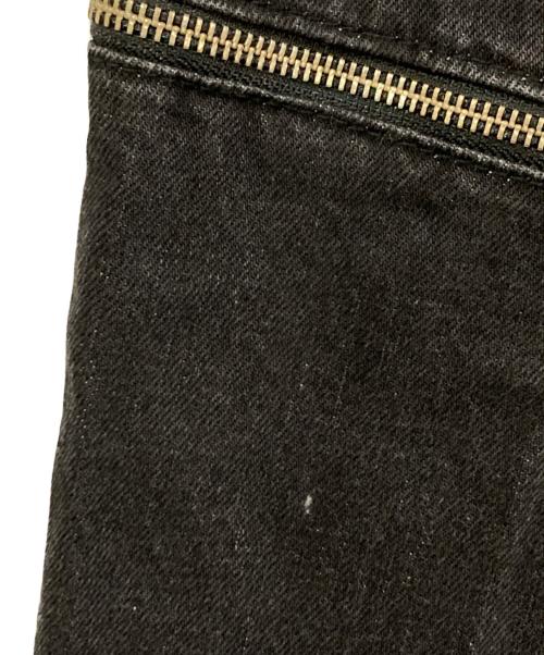 MAISON SPECIAL（メゾンスペシャル）MAISON SPECIAL (メゾンスペシャル) サイドスラッシュデニム ブラック サイズ:36の古着・服飾アイテム