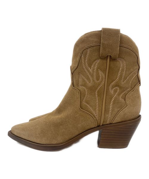 Reformation（リフォーメーション）Reformation (リフォーメーション) ショートウエスタンブーツ ベージュ サイズ:23.5-24.5cm（US6.5）の古着・服飾アイテム
