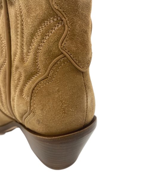 Reformation（リフォーメーション）Reformation (リフォーメーション) ショートウエスタンブーツ ベージュ サイズ:23.5-24.5cm（US6.5）の古着・服飾アイテム