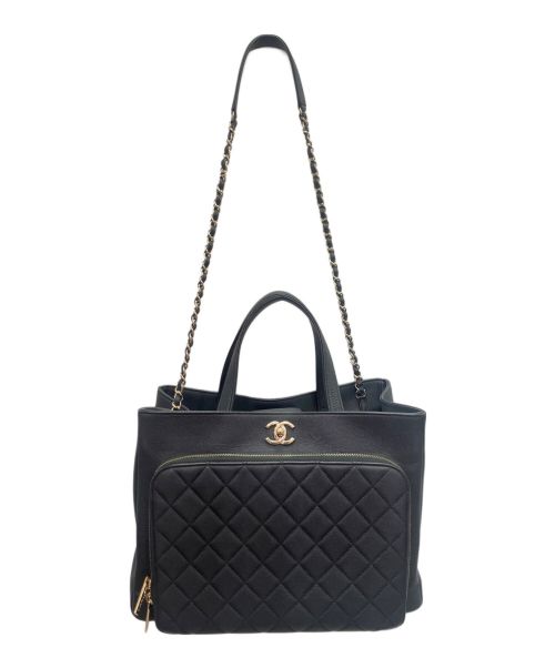 CHANEL（シャネル）CHANEL (シャネル) ビジネスアフィニティトート ブラックの古着・服飾アイテム