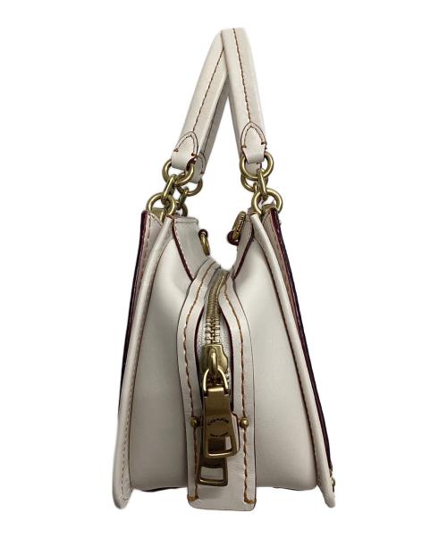 COACH（コーチ）COACH (コーチ) ハンドバッグ アイボリーの古着・服飾アイテム
