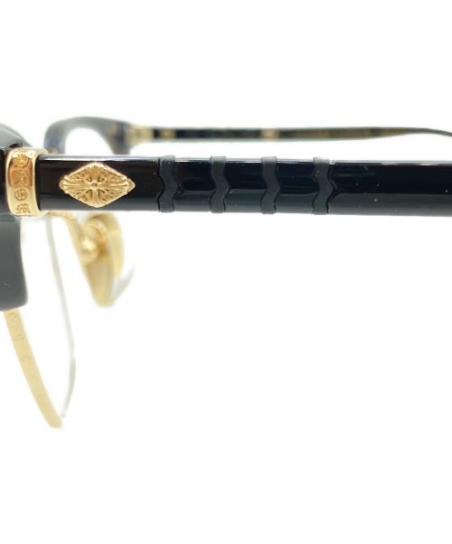 CHROME HEARTS（クロムハーツ）CHROME HEARTS (クロムハーツ) PLUCK ブラック×シルバー サイズ:49□20-145の古着・服飾アイテム