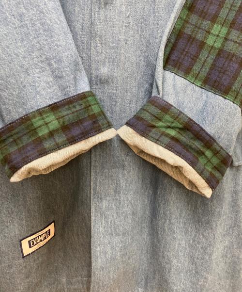 EXAMPLE（エグザンプル）EXAMPLE (エグザンプル) Denim Mod COAT インディゴ サイズ:XLの古着・服飾アイテム