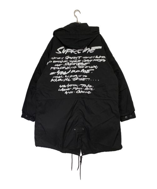SUPREME（シュプリーム）SUPREME (シュプリーム) FUTURA (フューチュラ) Futura Fishtail Parka ブラック サイズ:XLの古着・服飾アイテム