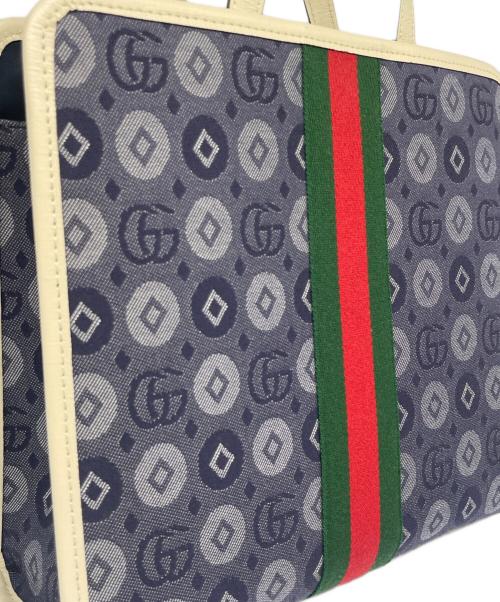 GUCCI（グッチ）GUCCI (グッチ) ダブルG トートバッグ インディゴの古着・服飾アイテム