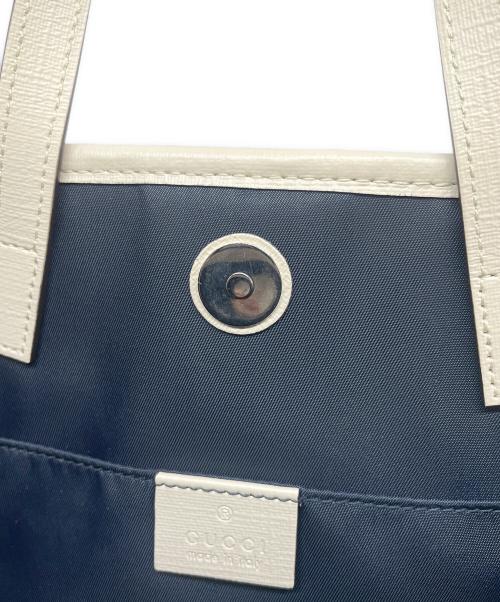 GUCCI（グッチ）GUCCI (グッチ) ダブルG トートバッグ インディゴの古着・服飾アイテム