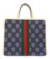 GUCCI (グッチ) ダブルG トートバッグ インディゴ：70000円