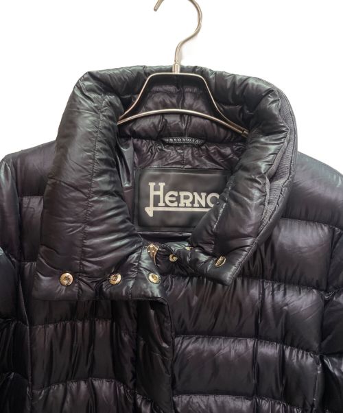 HERNO（ヘルノ）HERNO (ヘルノ) ファー付き ダウンコート ブラック サイズ:44の古着・服飾アイテム