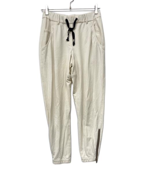 BRUNELLO CUCINELLI（ブルネロクチネリ）BRUNELLO CUCINELLI (ブルネロクチネリ) コットンパンツ アイボリー サイズ:ｓの古着・服飾アイテム