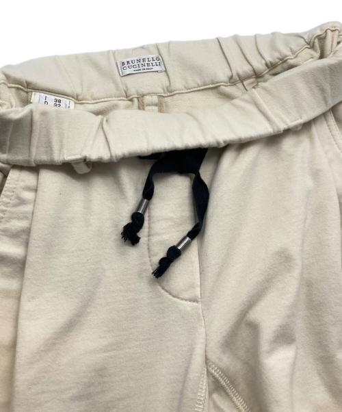 BRUNELLO CUCINELLI（ブルネロクチネリ）BRUNELLO CUCINELLI (ブルネロクチネリ) コットンパンツ アイボリー サイズ:ｓの古着・服飾アイテム