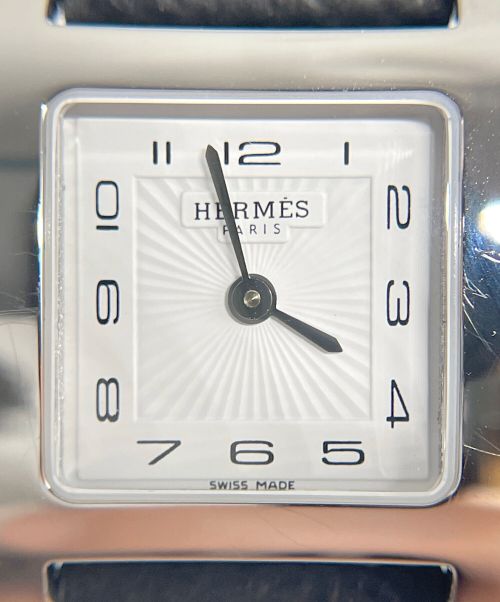HERMES（エルメス）HERMES (エルメス) Hウォッチ Ref.HH1.201 ホワイトの古着・服飾アイテム