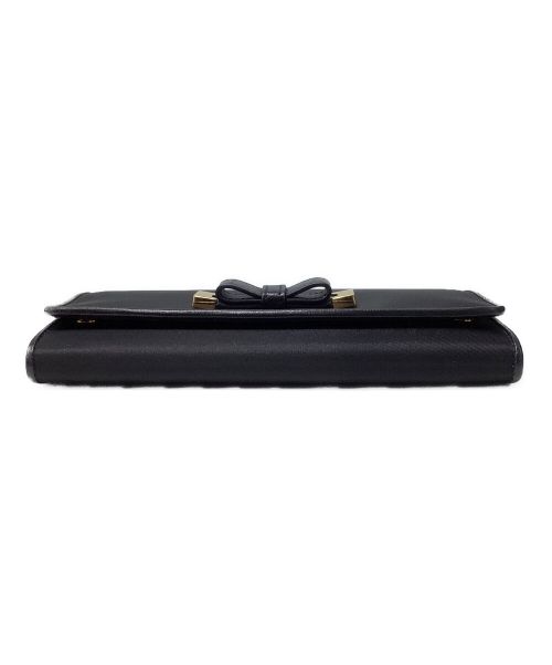 PRADA（プラダ）PRADA (プラダ) SAFFIANO METAL WALLET(サフィアーノメタルウォレット) ブラックの古着・服飾アイテム