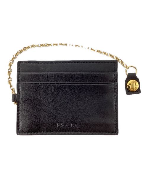 PRADA（プラダ）PRADA (プラダ) SAFFIANO METAL WALLET(サフィアーノメタルウォレット) ブラックの古着・服飾アイテム