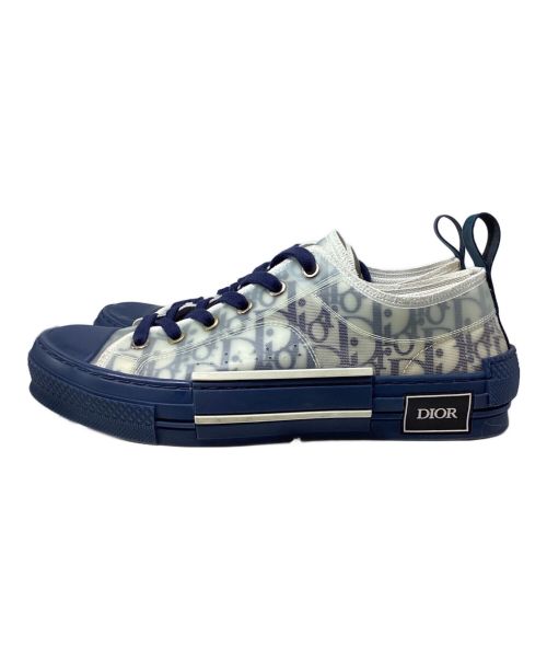 Christian Dior（クリスチャン ディオール）Christian Dior (クリスチャン ディオール) Oblique Sneaker（オブリークスニーカー） ブルー サイズ:39の古着・服飾アイテム