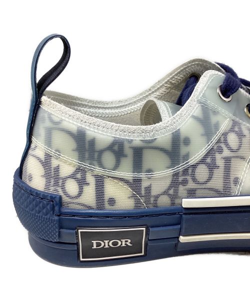Christian Dior（クリスチャン ディオール）Christian Dior (クリスチャン ディオール) Oblique Sneaker（オブリークスニーカー） ブルー サイズ:39の古着・服飾アイテム