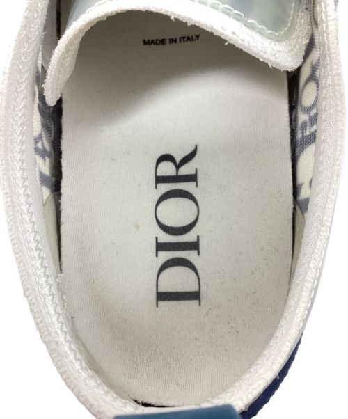 Christian Dior（クリスチャン ディオール）Christian Dior (クリスチャン ディオール) Oblique Sneaker（オブリークスニーカー） ブルー サイズ:39の古着・服飾アイテム