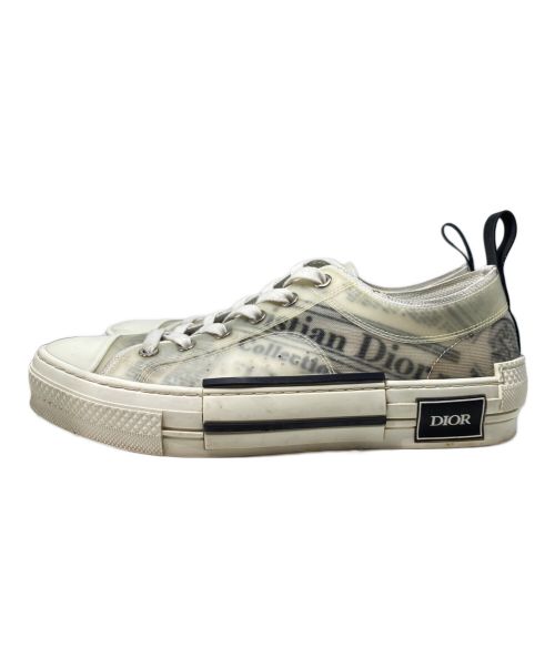 Dior（ディオール）Dior (ディオール) Logo Design Sneaker（ロゴデザインスニーカー） ホワイト サイズ:39の古着・服飾アイテム
