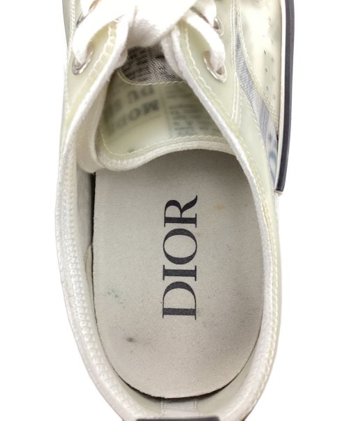 Dior（ディオール）Dior (ディオール) Logo Design Sneaker（ロゴデザインスニーカー） ホワイト サイズ:39の古着・服飾アイテム