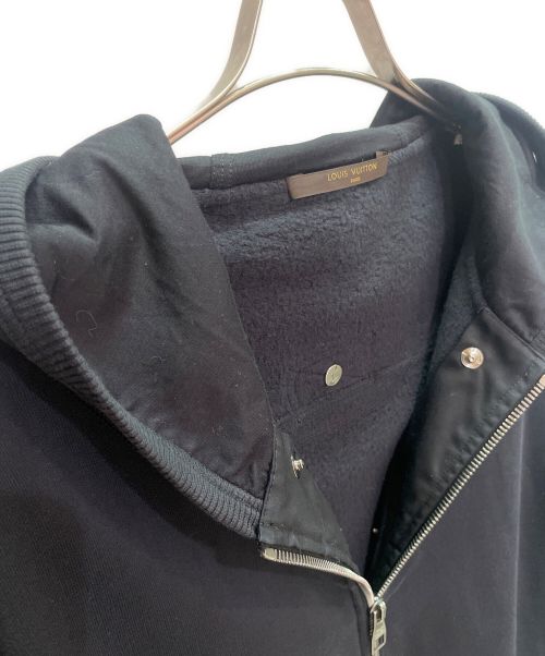 LOUIS VUITTON（ルイ ヴィトン）LOUIS VUITTON (ルイ ヴィトン) ムートンライナー付 パーカー ブラック サイズ:XLの古着・服飾アイテム