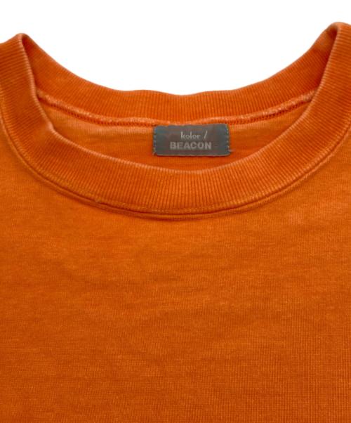 kolor/BEACON（カラービーコン）kolor/BEACON (カラービーコン) グラデーションTシャツ オレンジ サイズ:1の古着・服飾アイテム
