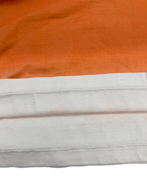 kolor/BEACON（カラービーコン）kolor/BEACON (カラービーコン) グラデーションTシャツ オレンジ サイズ:1の古着・服飾アイテム