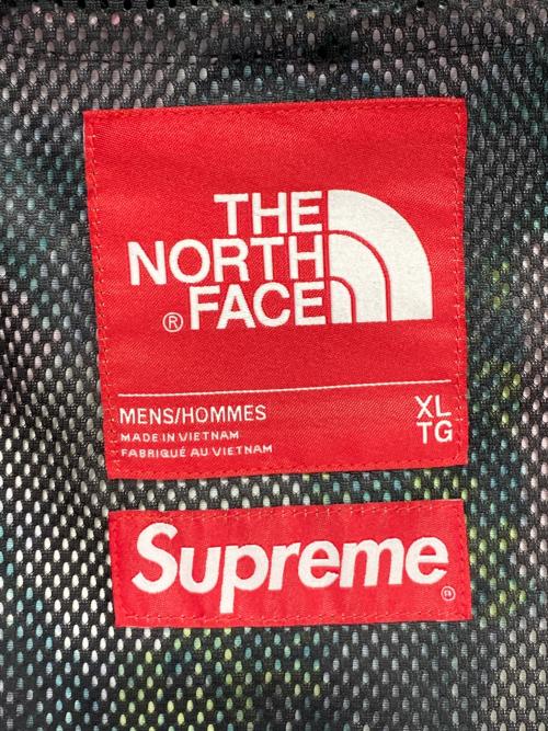 SUPREME（シュプリーム）SUPREME (シュプリーム) THE NORTH FACE (ザ ノース フェイス) Trekking Convertible Jacket Flowers グリーン×ピンク サイズ:XLの古着・服飾アイテム