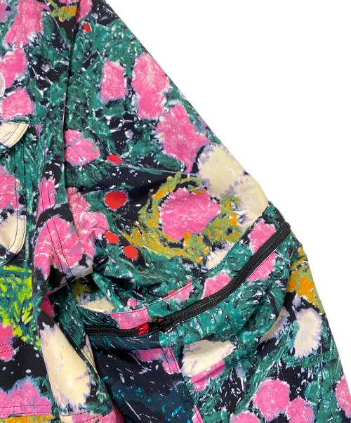 SUPREME（シュプリーム）SUPREME (シュプリーム) THE NORTH FACE (ザ ノース フェイス) Trekking Convertible Jacket Flowers グリーン×ピンク サイズ:XLの古着・服飾アイテム